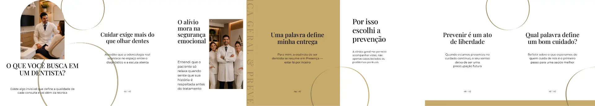 Carrossel de exemplo gerado automaticamente pela plataforma