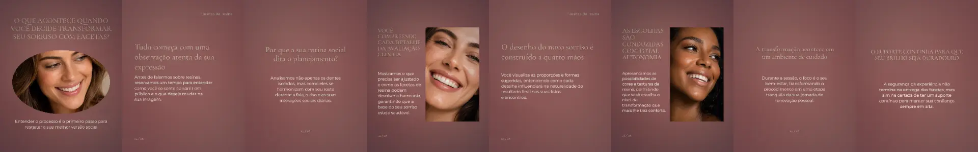 Carrossel completo gerado automaticamente pela plataforma Post Pra Dentista®